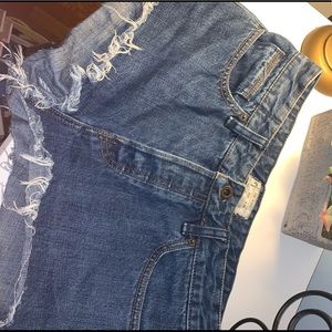 Free people jean shorts